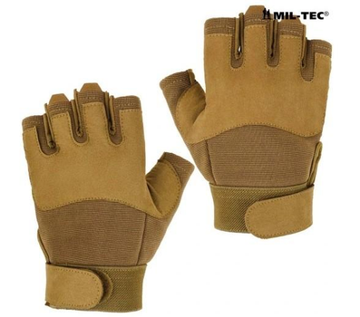 Тактичні рукавички Mil-Tec Short М Койот (Alop)