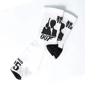 Мужские носки Rock'n'socks Бонд 007, Белые 41-45р.