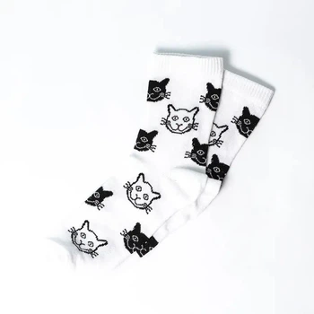 Женские носки Rock'n'socks Коты, Белые 36-42р