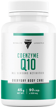 Коензим Q10 Trec Nutrition Coenzyme Q10 90 капсул (5902114019013)