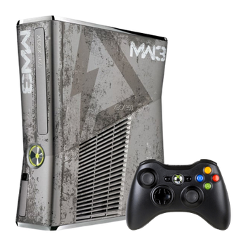 Консоль Microsoft Xbox 360 S Call of Duty: Modern Warfare 3 Edition Freeboot 500GB Silver + 5 Встроенных Игр Б/У