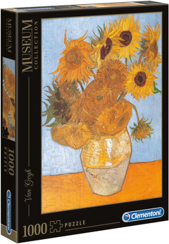 Puzzle Clementoni Van Gogh Słoneczniki 1000 elementów (PCL-31438)