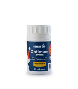 Дополнительный корм Smartis Optimum Premium с железом для собак 60 т 980922