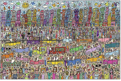 Puzzle Ravensburger Crowded City James Rizzi 5000 elementów (17427)