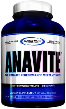 Мультивітамінний комплекс Gaspari Anavite Vitamin 180 таблеток (646511006980)