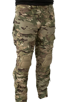Військові штани мультикам з наколінниками Military Manufactury 10282 XL (р36)