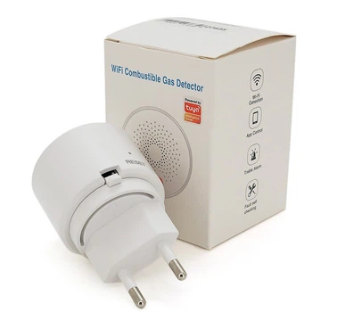 Автономный Wi-Fi датчик утечки газа с сиреной TUYA Dgas WIFI00 питание 220V