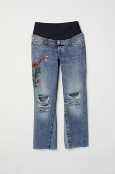 Джинси для вагітних H&M 46 синій 312594207