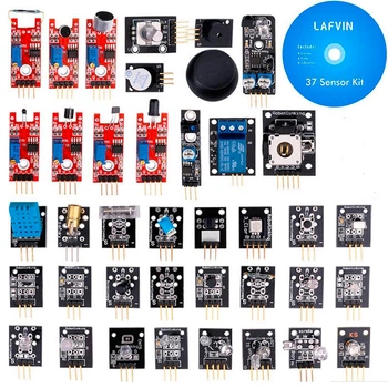 Стартовый набор датчиков ArduinoKit + диск с уроками для Arduino