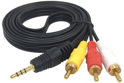 Кабель Value Jack на 3 RCA M/F длина 1.5 м (S0368)