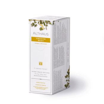 Чай Althaus Smooth Mint / Ніжна м'ята Grand Packs Трав'яний 15*3 г.