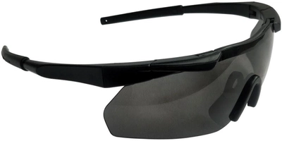 Захисні окуляри Buvele для спортивної стрільби 3 лінзи Чорні (Z13.12.5.8.003)