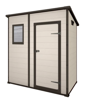 Садовий будиночок Manor Pent 6 × 4 сарай пластиковий беж Keter 255141