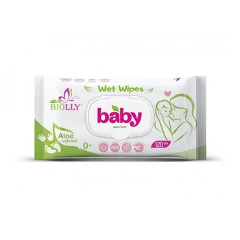 Влажные салфетки для детей Biolly Baby 120 шт.
