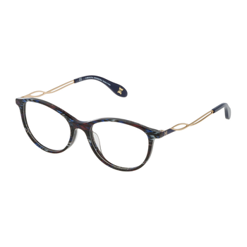 Жіноча оправа для окулярів Carolina Herrera VHN590M510AG2 Blue Golden