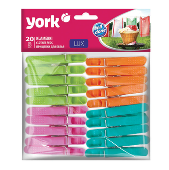 Прищепки для белья York LUX 20 шт/уп