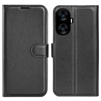 Классический чехол-книжка Deexe Book Type для Realme C55 - Black
