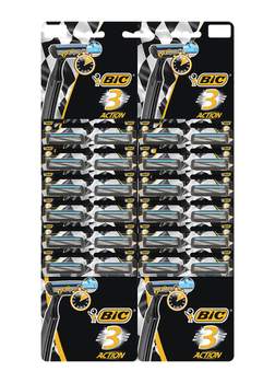 Бритва BIC 3 Action 24 шт (3086123356573)
