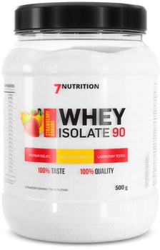 Odżywki białkowe 7Nutrition Whey Isolate 90 500 g Jar Strawberry-Banana (5903111089993)