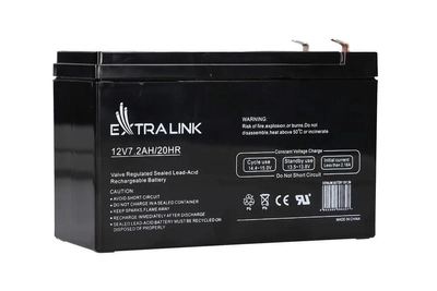 Аккумулятор EXTRALINK 12V 7,2 Ah AGM EX.6327