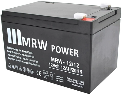Аккумуляторная батарея Mervesan MRV-12/12 12 V 12Ah (YT29771)