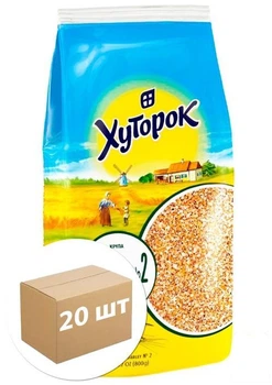 Крупа ячневая ТМ "Хуторок" 800 гр упаковка 20 шт (99414)