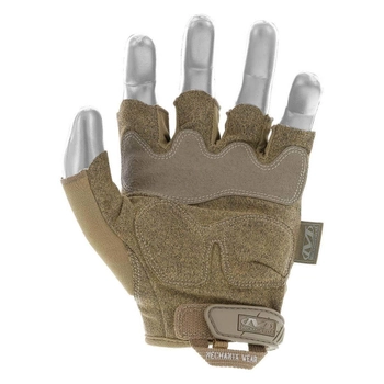 Захисні короткопалі рукавички Mechanix M-Pact Fingerless без пальців повітропроникні посилені термопластичною гумою вставки на долонях XL (Kali)