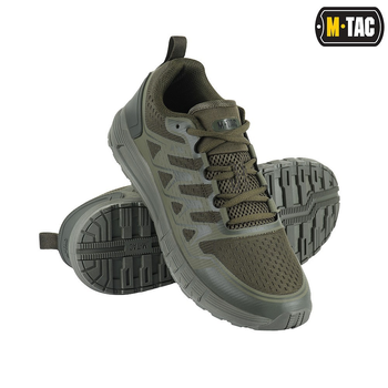Мужские тактические кроссовки летние M-Tac размер 43 (27,5 см) Олива (Хаки) (Summer Sport Army Olive)