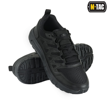 Мужские тактические кроссовки летние M-Tac размер 47 (30,5 см) Черный (Summer Sport Black)
