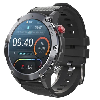 Смарт часы BauTech Bluetooth водонепроницаемые мужские Черный (1012-444-00)