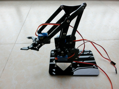 Робот Arduino подвижная рука Набор Черный (1007-472-01)