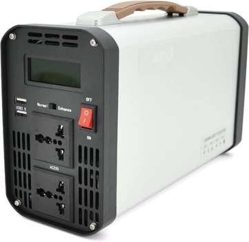 Инвертор напряжения Voltronic AEV6500W, 12/220V с аппроксимированной синусоидой, 2 универсальные розетки, 2*USB (DC:5V/2.4A), клемные провода, BOX (YT28508)