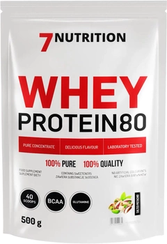 Białko 7Nutrition Whey Protein 80 500 g Pistachio (5907222544662)