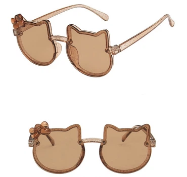 Детские солнцезащитные очки кити Honey Fashion Accessories бежевый (4-51)