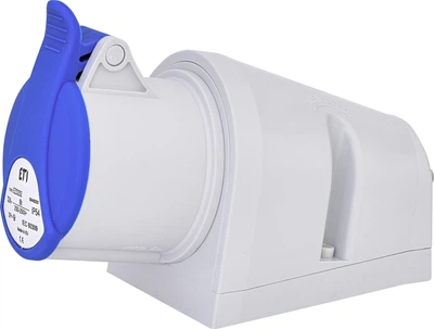 Розетка настенная ETI IP44 32A 2P+PE 230V EZ-3232 4482037 силовая (стационарная)