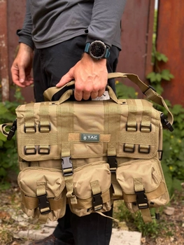Тактическая сумка-портфель OPEX для брифинга, цвет Coyote
