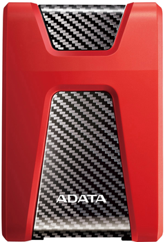 Dysk twardy ADATA DashDrive Durable HD650 1TB AHD650-1TU31-CRD 2.5" USB 3.1 Zewnętrzny Red