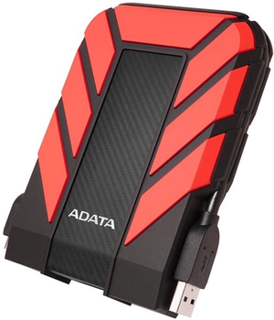 Dysk Twardy ADATA DashDrive Durable HD710 Pro 1TB AHD710P-1TU31-CRD 2.5" USB 3.1 Zewnętrzny Czerwony