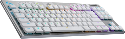 Клавіатура бездротова Logitech G915 Gaming TKL Tenkeyless LIGHTSPEED RGB Mechanical TACTILE (920-009503)