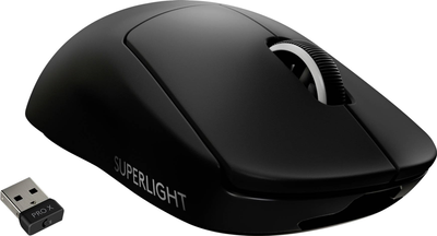 Mysz komputerowa Logitech G Pro X Superlight Wireless Czarna (910-005880)