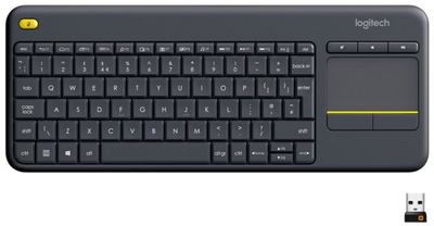 Klawiatura bezprzewodowa Logitech Touch K400 Plus Czarna (920-007145)