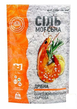 Соль морская (мелкая) ТМ"Ласочка" 250г (105319)