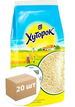 Крупа пшеничная "Полтавская" №3 ТМ "Хуторок" 800 гр упаковка 20 шт (99412)