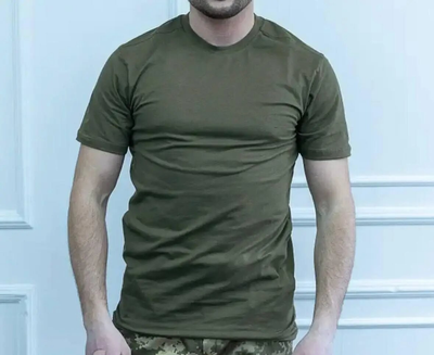 Армейская футболка ВСУ олива L