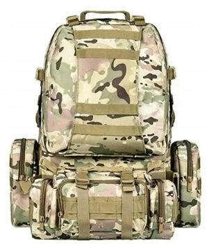 Тактический рюкзак Raptor с подсумками армейский мультикам 50 л
