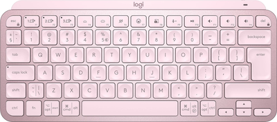 Клавіатура бездротова Logitech MX Keys Mini Wireless Illuminated Rose (920-010500)