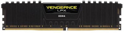 Оперативна пам'ять Corsair DDR4-2400 8192MB PC4-19200 Vengeance LPX Black (CMK8GX4M1A2400C14)
