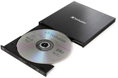 Zewnętrzna nagrywarka Blu-ray USB 3.0 Slimline firmy Verbatim (43890)