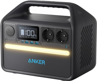 Зарядна станція Anker PowerHouse 535 / 716 Вт / 512 Вт/год / LiFePO4 (A1751311)