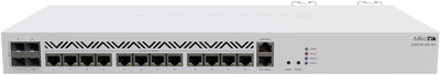 Router MikroTik CCR2116-12G-4S+ (12xGE, 4xSFP+, RouterOS 7 2xPSU, M.2 PCIe x1, L6)